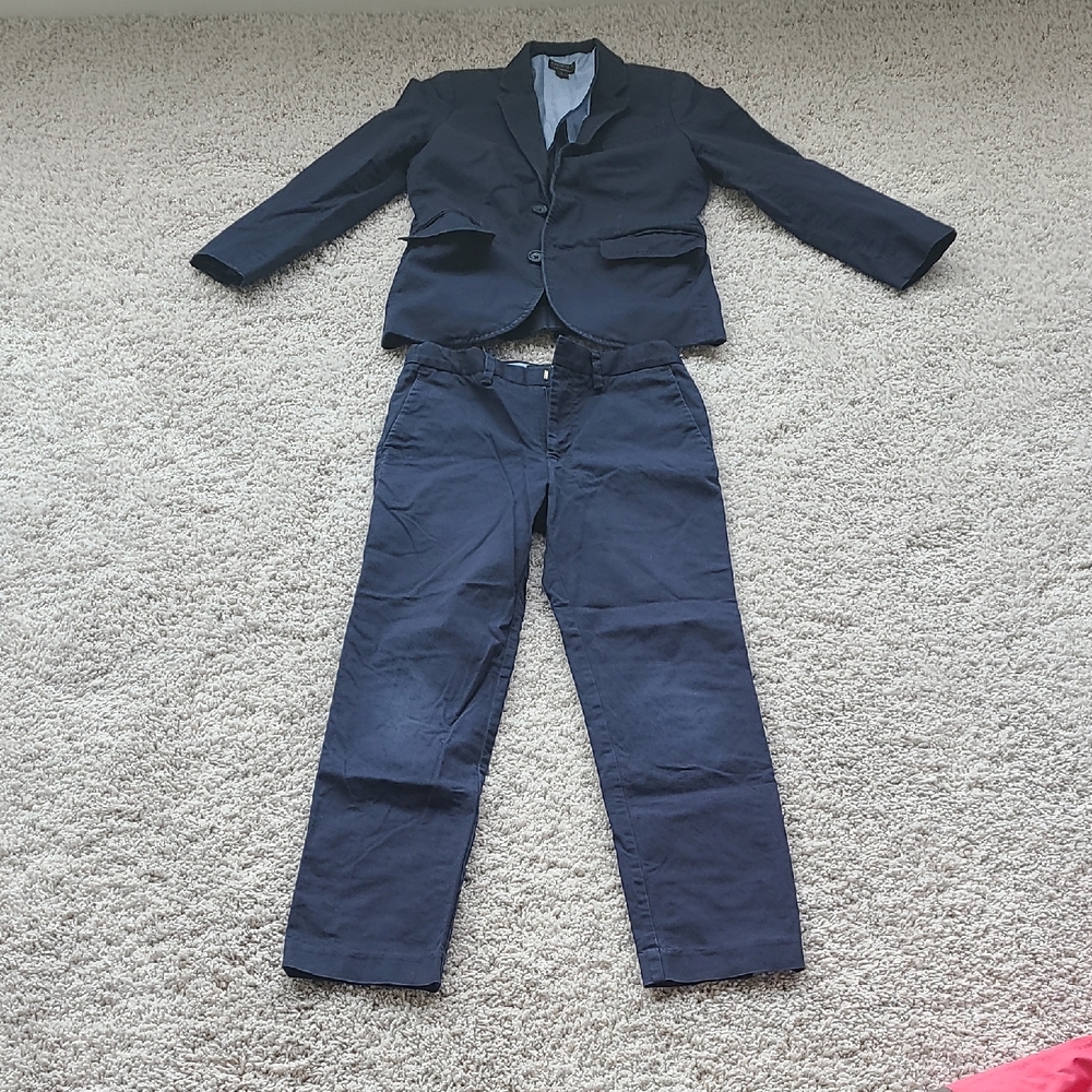 Boys J.Crew Thompson Navy Blazer and Pants Set